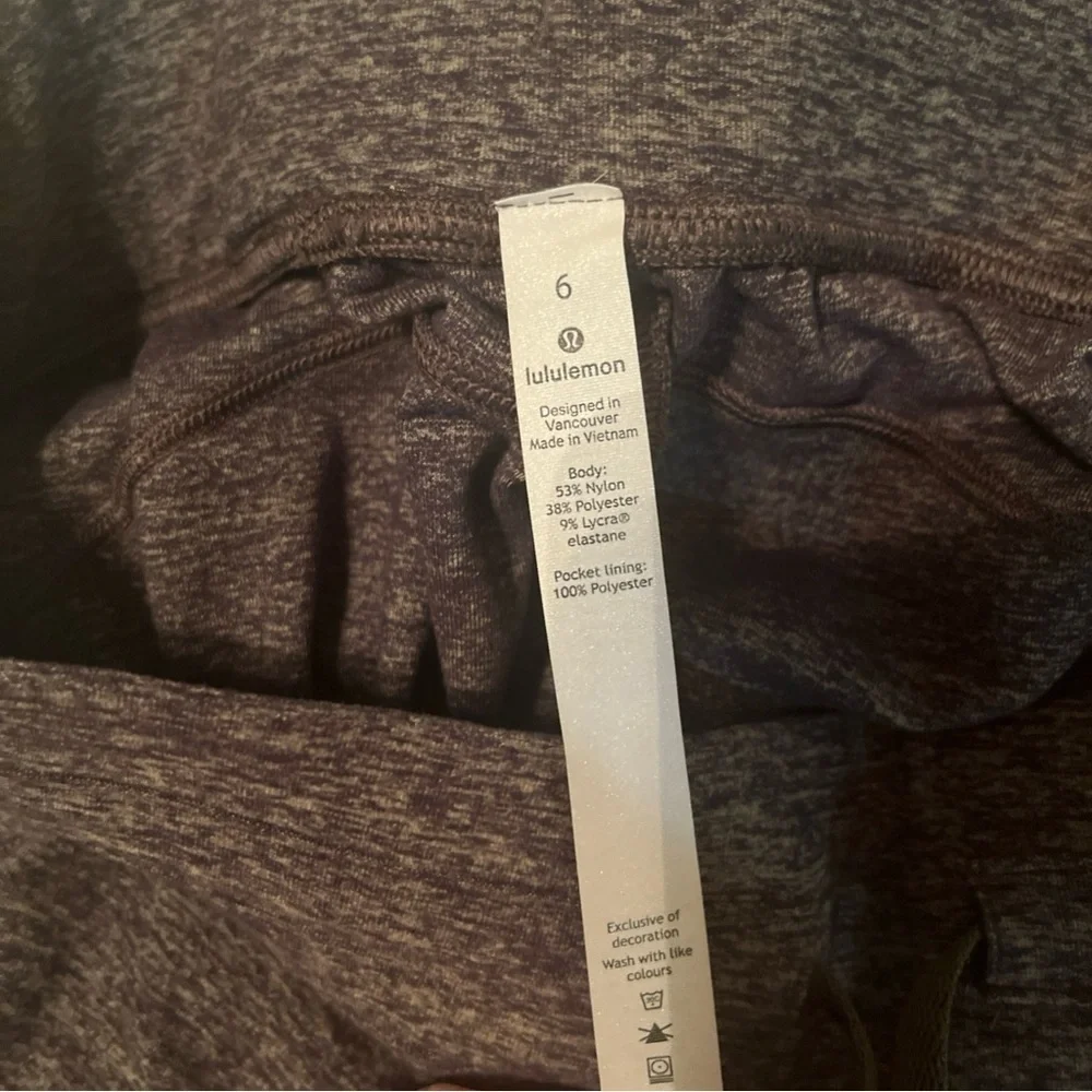 Lululemon Ready To Rulu Pant *29” Jogger Sz 6 Heathered Utilitarian Black